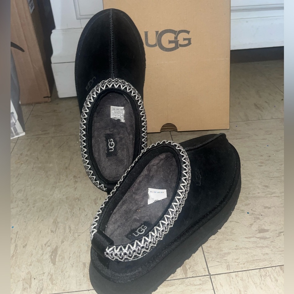 UGG Black Slip-On Footwear